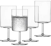 SCHOTT ZWIESEL Copas de agua Modo (set de 4), vasos versátiles de diseño moderno, vasos de cristal Tritan aptos para lavavajillas, fabricados en Alemania (art. nº. 119902)
