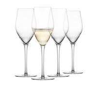 SCHOTT ZWIESEL Copas de champán Bar Special (set de 4), copas de champán de formas bonitas con punto de espuma, copas de cristal Tritan aptas para lavavajillas, fabricadas en Alemania (art. nº. 123625)