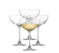 Schott Zwiesel Tazas de champán Bar Special (4 unidades), elegantes copas de champán, aptas para lavavajillas, cristal tritán, fabricado en Alemania (número de referencia 123620), transparente