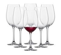 SCHOTT ZWIESEL Copas de vino tinto Classico (set de 6), copas clásicas de clarete para vino tinto, copas de cristal Tritan aptas para lavavajillas, fabricadas en Alemania (art. nº. 123653)
