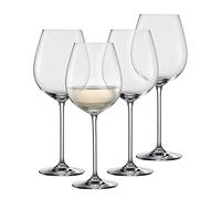 SCHOTT ZWIESEL copas de vino Vinos (juego de 4), elegantes copas de vino para vino tinto y blanco, copas de cristal Tritan aptas para lavavajillas, fabricadas en Alemania (art. nº. 130011)