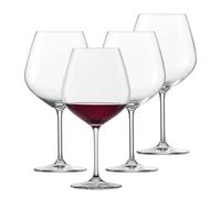 SCHOTT ZWIESEL Coupe de Bourgogne Forté (set de 4), copas acampanadas de color burdeos para vino tinto, copas de cristal Tritan aptas para lavavajillas, fabricadas en Alemania (art. nº. 123614)