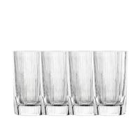 SCHOTT ZWIESEL vaso Allround Fave (juego de 4), vaso moderno con borde estriado y recortes, vasos de cristal aptos para lavavajillas (art. nº. 124304)