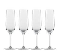 SCHOTT ZWIESEL Copas de champán For You (set de 4), elegantes copas de champán con punta de espuma, copas de cristal Tritan aptas para lavavajillas, fabricadas en Alemania (art. nº. 121872)