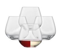 Schott Zwiesel Forté - Juego de 4 vasos sin mango para varios tipos de vino, apto para lavavajillas, fabricado en Alemania (número de referencia 123619)