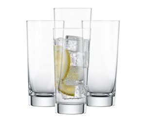 SCHOTT ZWIESEL Vasos largos Bar Special (set de 4), vaso recto para bebidas largas, cristal Tritan apto para lavavajillas, fabricado en Alemania (art. nº. 123639)