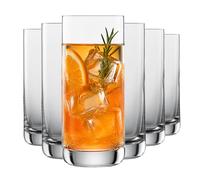 Schott-Zwiesel Vasos Long Drink Simple Set de 6 0,37 L Tritan aptos para lavavajillas