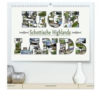 Schottische Highlands (hochwertiger Premium Wandkalender 2026 DIN A2 quer), Kunstdruck in Hochglanz: Die schottischen Highlands - Natur und Geschichte pur