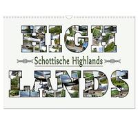 Schottische Highlands (Wandkalender 2026 DIN A3 quer), CALVENDO Monatskalender: Die schottischen Highlands - Natur und Geschichte pur