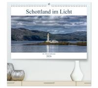 Schottland im Licht (hochwertiger Premium Wandkalender 2026 DIN A2 quer), Kunstdruck in Hochglanz: Beeindruckende Landschaften und Baudenkmäler von Edinburgh bis zu den Orkney-Inseln