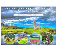 Schottland - Magische Landschaften der Highlands (Tischkalender 2026 DIN A5 quer), CALVENDO Monatskalender: Verzauberte schottische Highlands - Ein Kalender für Naturliebhaber