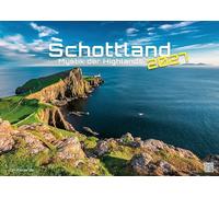 Schottland - Mystik der Highlands - 2027 - Kalender DIN A2: Der Wandkalender mit den schönsten Motiven aus Schottland für das Jahr 2027 im extragroßen Format DIN A2 (ca. 60 x 42 cm)!