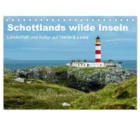 Schottlands wilde Inseln (Tischkalender 2026 DIN A5 quer), CALVENDO Monatskalender: Landschaften und Kultur der Inseln Harris & Lewis in 13 ausgesuchten Bildern