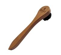 Schrader Bremen - Cepillo de madera para aplicar grasa de cuero y cera de madera, madera de haya y pelo natural, 17 x 3,6 cm, 1 unidad