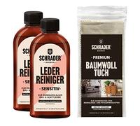 Schrader - Juego de limpieza de piel para todo tipo de piel, color neutro, 3 piezas, fabricado en Alemania