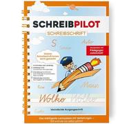 Schreibathlet: Cuaderno para aprender a escribir para proteger ABC con letras pregrabadas para obtener la escritura en letra de salida simplificada (VA), el tipo de escritura más enseñada en Alemania.