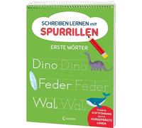 Schreiben lernen mit Spurrillen - Erste Wörter: Schreibblock mit vorgeprägten Linien für die erste Klasse ab 6 Jahren