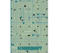 SCHREIBHEFT: 100 Seiten - Lineatur 27: Punkt Komma Strich modern - Schulheft DIN A4 liniert mit Rändern - Notizheft - Für Schule, Uni, Beruf, Alltag und Hobbys