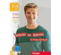 Schritt für Schritt in Alltag und Beruf 3+4 / Medienpaket (DVD + CD): Deutsch als Zweitsprache