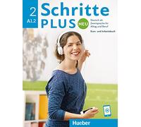 SCHRITTE PLUS NEU 2 Kb&Ab: Kursbuch + Arbeitsbuch A1.2 + CD zum