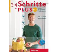 SCHRITTE PLUS NEU 3+4 Medienpak.(CD+DVD): Medienpaket A2 - 3 CDs und 1 DVD zum Kursbuch (SCHRPLUNEU)