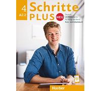 SCHRITTE PLUS NEU 4 KB+AB+CD-Audio z.AB: Kurs- und Arbeitsbuch A2.2 + CD zum (SCHRPLUNEU) - 9783196010831