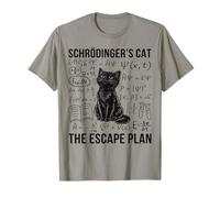 Schrodinger Cat Escape Plan Mecánica cuántica Física Camiseta