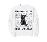 Schrodinger Cat Escape Plan Mecánica cuántica Física Sudadera
