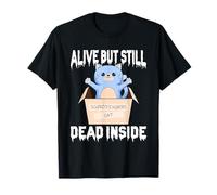 Schrodingers Cat Alive Pero Todavía Muerto Adentro Camiseta