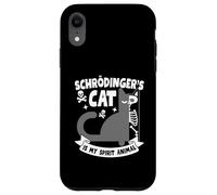 Schrödinger Cat Is My Spirit Animal Funny Design Carcasa para iPhone XR