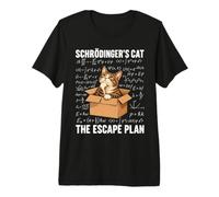 Schrödingers Cat El Plan de Escape Paradoja cuántica Camiseta Premium