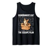 Schrödingers Cat El Plan de Escape Paradoja cuántica Camiseta sin Mangas