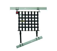 Schroth Red de Ventana SH09543-0 Negro Tamaño I 400 Mm X 405 Mm para Coches de 4 Puertas y Compactos Homologada FIA/NASCAR