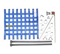 Schroth SH09545-1 Red de Ventana Tamaño II 525 x 467 mm Azul para Coches de Carreras