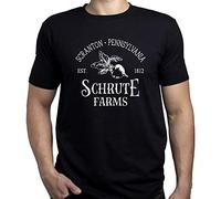 Schrute Farms The Office Tv show shirt Camiseta para Hombre Negro M