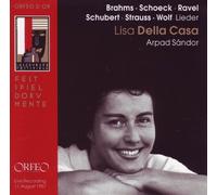 Schubert / Brahms / Scholeck: Salzburg Festival, Live Recording 11, August 1957 by Lisa Della Casa, Arpad Sandor (2009-09-15)