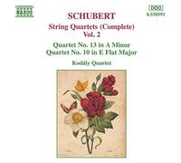 Schubert, F. - Quatuors à cordes Vol.2