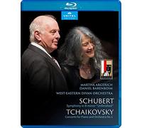 Schubert, F.: Symphony No. 8, "Unfinished" / Tchaikovsky, P.I.: Piano Concerto No. 1 (Argerich, D. Barenboim) [Blu-ray]