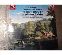 SCHUBERT Franz (Austria) - SCHUBERT, Franz: Piano Quintet in A major, op.114 D.667 "The Trout Quintet / Die Forelle" -- Sviatoslav Richter (piano), Borodin Quartet, Georg Hortnagel (double-bass) -- Emi (1981) Printed in Italy ----Vinyl LP-EMI-SCHUBERT Franz (Austria)-Quartetto Borodin; RICHTER Sviatoslav (pianoforte)