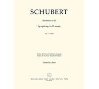 Schubert, Franz. Sinfonie Nº 3 in D 200/ Cello-Double Bas
