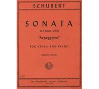 Schubert Franz Sonata in a minor Arpeggione D. 821. Viola and Pianoby Milton Katims International