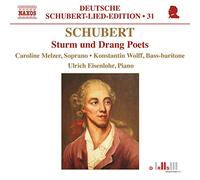 Schubert Franz - Sturm Und Drang Poets (Deutsche Schubert Lied Edition /Vol.31)