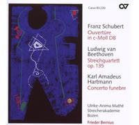 Bernius, Frieder, Mathe Ulrike-Anima – Schubert/Hartmann/Beethoven: Obertura en do, Cuarteto – CD