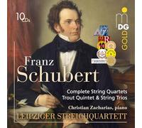 Schubert : Les quatuors à cordes - Quintette La Truite & Trios à cordes. Sanderling, Ockert, Rohde, Zacharias, Leipziger Streichquartett.