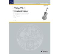 Schubert-Lieder: 25 Transcriptions for Cello and Piano. op. 117b. cello and piano.: Vol. 1