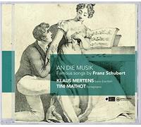 Schubert : Lieder choisis. Mertens, Mathot.