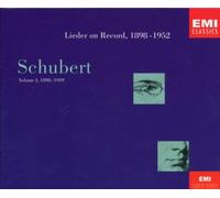 Schubert;Lieder on Record Vol1