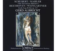 Schubert/Mahler : Quatuor à cordes. Beethoven/Weingartner : Fugue pour quatuors à cordes. Albrecht.