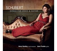 Schubert : Mélodies pour mezzo-soprano et guitare. Huntley, Franke.