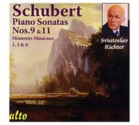 Schubert : Sonates n° 9 & 11 - Moments musicaux n° 1, 3, 6. Richter.
